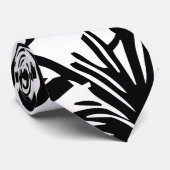 Franz Marc - Schwarz-Weiß-Tiger - Abstrakte Kunst Krawatte (Gerollt)
