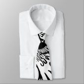 Franz Marc - Schwarz-Weiß-Tiger - Abstrakte Kunst Krawatte (Gebunden)