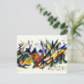 Franz Marc - Sonatine für Violine und Klavier Postkarte (Stehend Vorderseite)