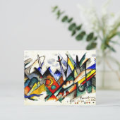 Franz Marc - Sonatine für Violine und Klavier Postkarte (Stehend Vorderseite)