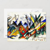 Franz Marc - Sonatine für Violine und Klavier Postkarte (Vorne/Hinten)