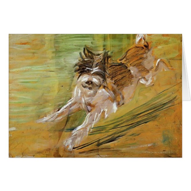 Franz Marc: Springender Hund Schlick (Vorderseite (Horizontal))