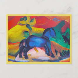 Franz Marc, The Blue Pony, Art Postkarte