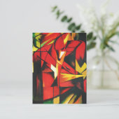 Franz Marc The Fox Postcard Postkarte (Stehend Vorderseite)