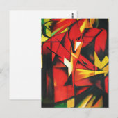 Franz Marc The Fox Postcard Postkarte (Vorne/Hinten)