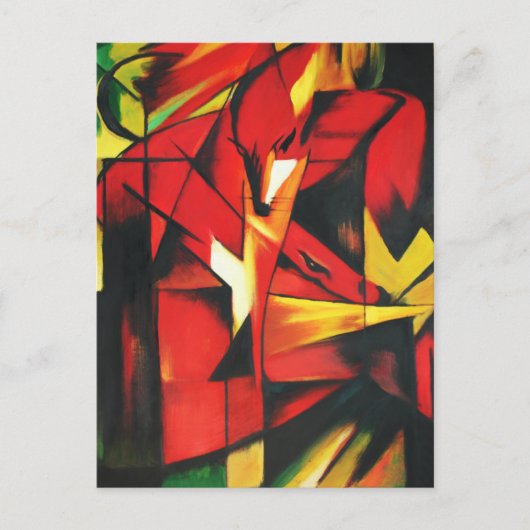 Franz Marc The Fox Postcard Postkarte (Vorderseite)