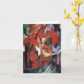 Franz Marc - The Foxes, 1913 Karte (Gelbe Blume)