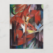 Franz Marc - The Foxes, 1913 Postkarte (Vorderseite)