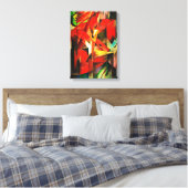Franz Marc The Foxes Red Fox German Leinwanddruck (Insitu (Schlafzimmer))