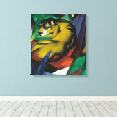 Franz Marc The Tiger Leinwanddruck (Insitu (Holzboden))
