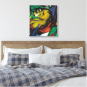 Franz Marc The Tiger Leinwanddruck (Insitu (Schlafzimmer))