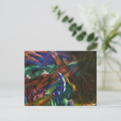 Franz Marc Tier Schicksale Rot Blau Expressionisti Postkarte (Stehend Vorderseite)