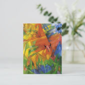 Franz Marc - Tiere in einer Landschaft Postkarte (Stehend Vorderseite)