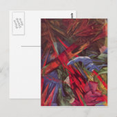 Franz Marc - Tierfates Postkarte (Vorne/Hinten)