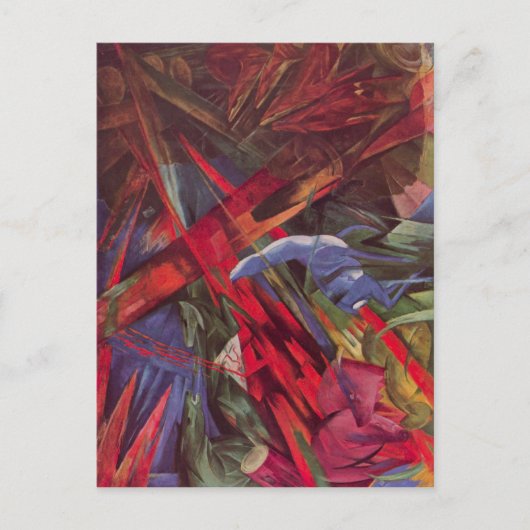 Franz Marc - Tierfates Postkarte (Vorderseite)