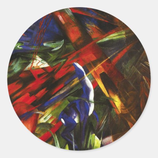 Franz Marc Tierschick verkauft Stickers (Vorderseite)