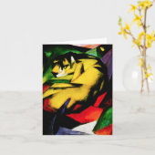 Franz Marc-Tiger-Anmerkungs-Karte Karte (Gelbe Blume)