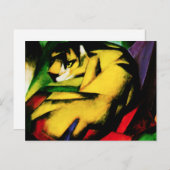 Franz Marc Tiger Postcard Postkarte (Vorne/Hinten)