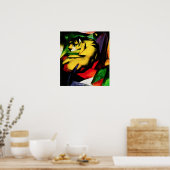 Franz Marc Tiger Poster (Küche)