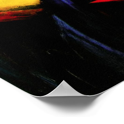 Franz Marc Tiger Poster (Ecke)