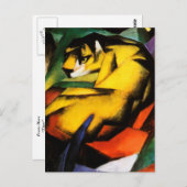 Franz Marc - Tiger Postkarte (Vorne/Hinten)