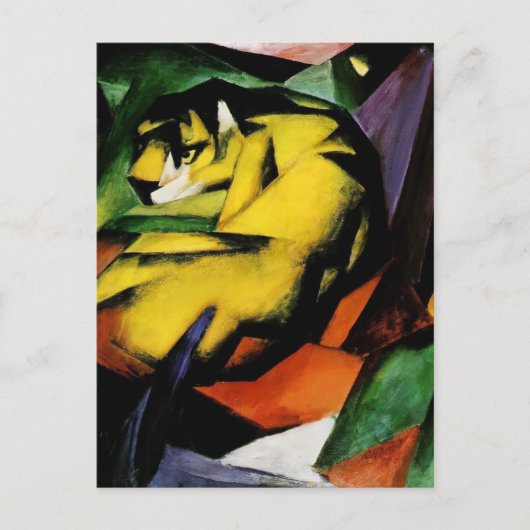 Franz Marc- Tiger Postkarte (Vorderseite)