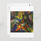 Franz Marc - Tirol Tirol 1914 Leinwand Light Orb Postkarte (Vorne/Hinten)