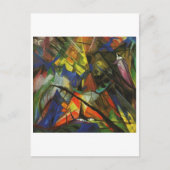 Franz Marc - Tirol Tirol 1914 Leinwand Light Orb Postkarte (Vorderseite)