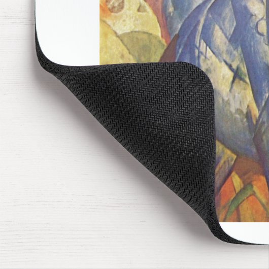 Franz Marc - Turm des blauen Reiters der Pferd1913 Mousepad (Ecke)