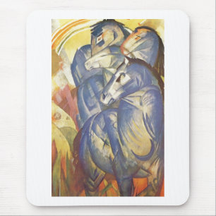Franz Marc - Turm des blauen Reiters der Pferd1913 Mousepad
