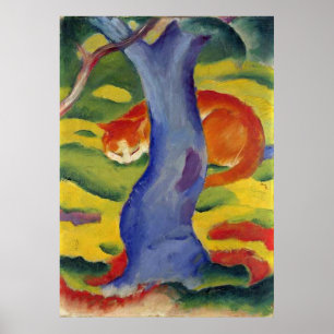 Franz Marc Vintage Poster Series ~ Ginger Cat