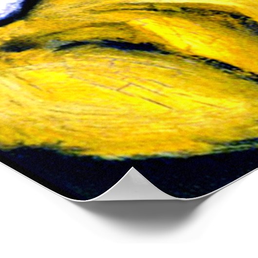 Franz Marc - White Cat. Poster (Ecke)