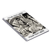 Franz Marc Woodcut Reconciliation Personalisiert Notizblock (Rechte Seite)