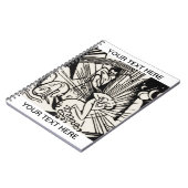 Franz Marc Woodcut Reconciliation Personalisiert Notizblock (Linke Seite)