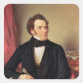 Franz Peter Schubert Quadratischer Aufkleber (Vorderseite)