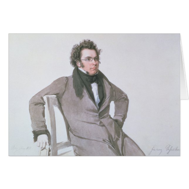 Franz Schubert, 1825 (Vorderseite (Horizontal))