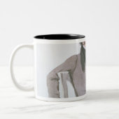 Franz Schubert, 1825 Zweifarbige Tasse (Links)