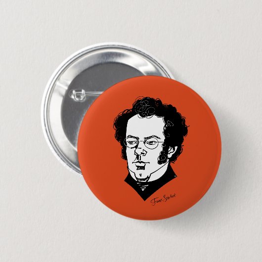Franz Schubert Button (Vorne & Hinten)
