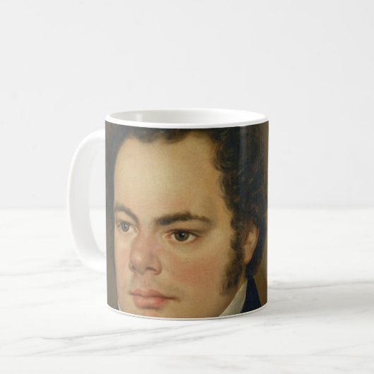 Franz Schubert Kaffeetasse (Vorderseite Links)