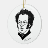 Franz Schubert Keramik Ornament (Links)