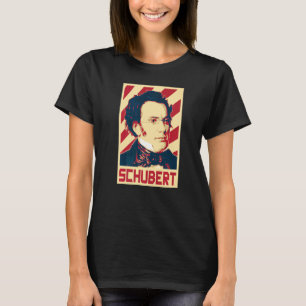 Franz Schubert Klassischer Musiker Komponist Retro T-Shirt