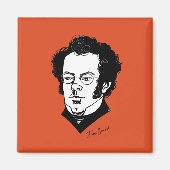 Franz Schubert Magnet (Vorne)