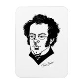 Franz Schubert Magnet (Vertikal)