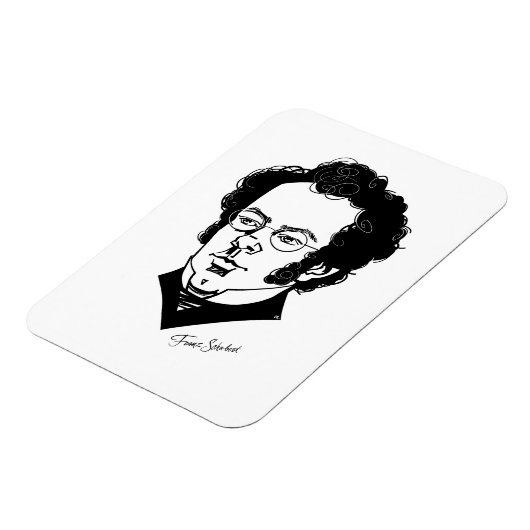 Franz Schubert Magnet (Linke Seite)