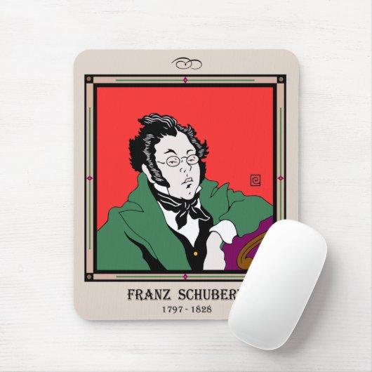 Franz Schubert Mousepad (Mit Mouse)