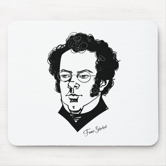 Franz Schubert Mousepad (Vorne)