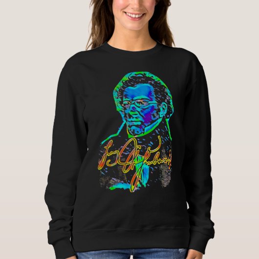 Franz Schubert Österreichischer Komponist Sweatshirt (Vorderseite)