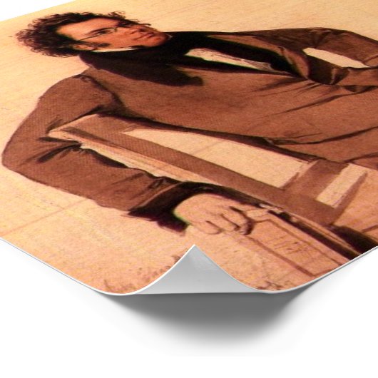 Franz Schubert Poster (Ecke)