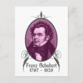 Franz Schubert Postkarte (Vorderseite)