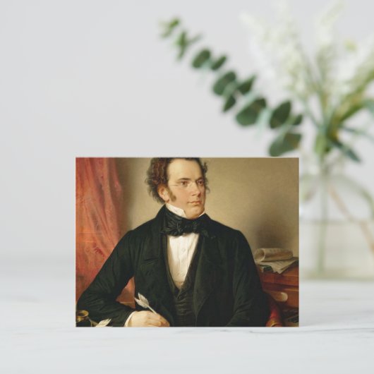 Franz Schubert Postkarte (Stehend Vorderseite)